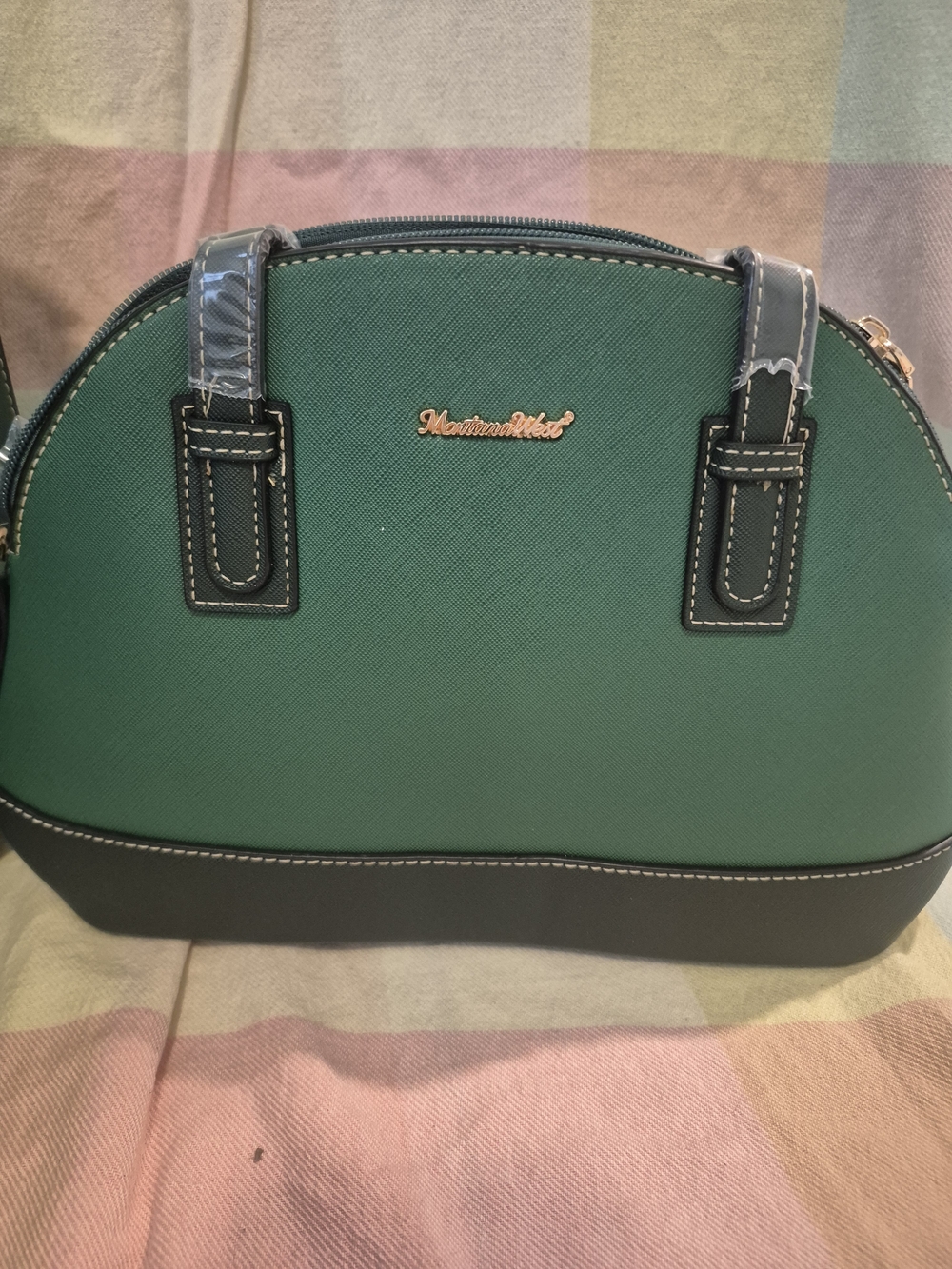 "Sale" NWT Montana West Green and Dark Green 3-Piece Shoulder Bag Set - Picture 6 of 11